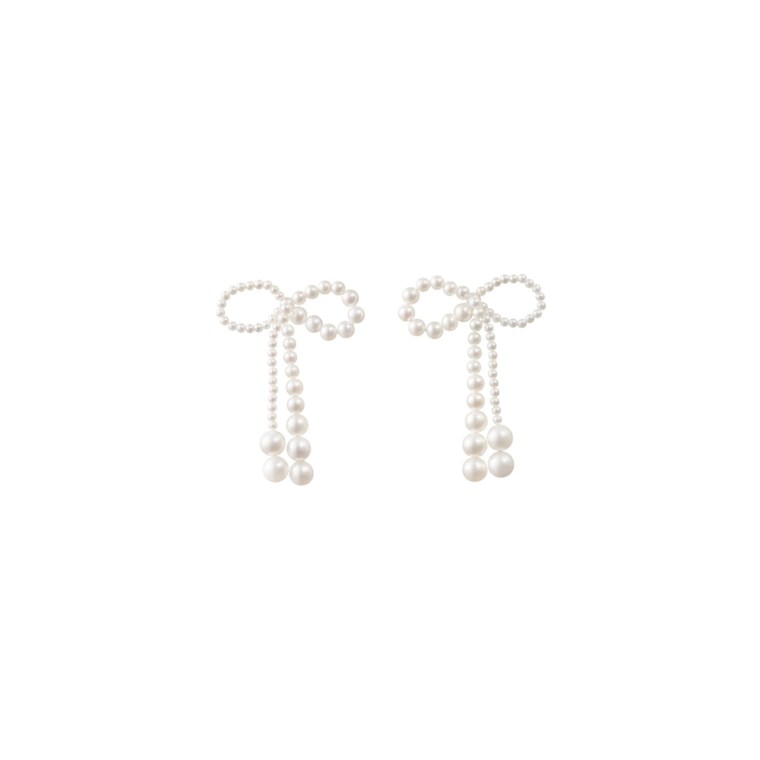 Grande Rosette de Perles Øreringe