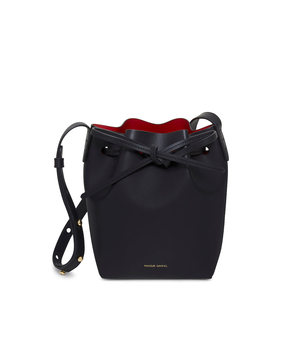 Mini Mini Bucket Bag - Black
