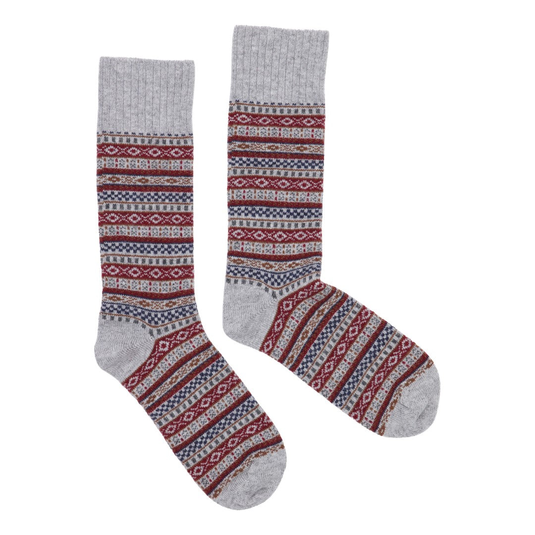 Cashmere Strømper - Grey Multi