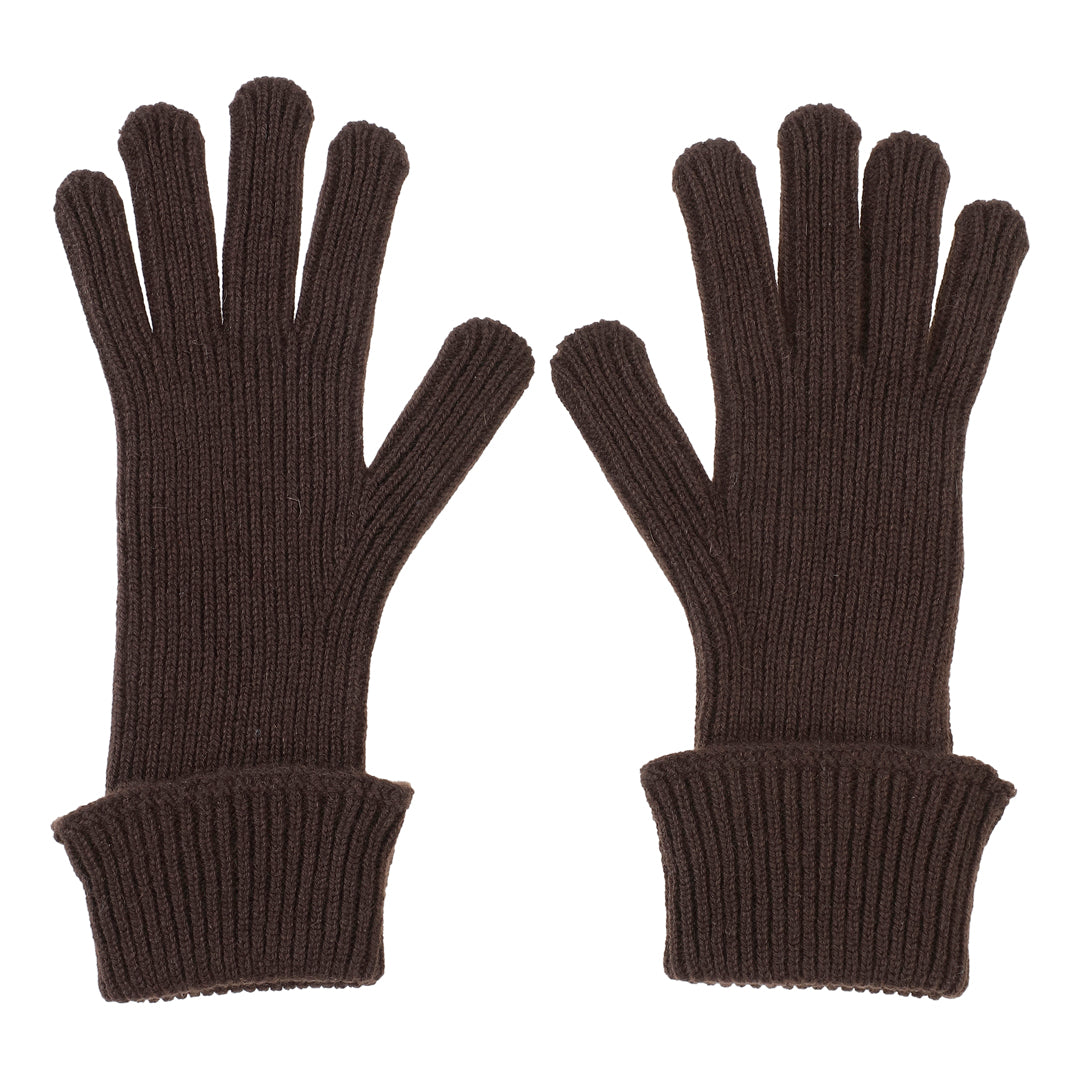 Eleonor Cashmere Handsker - Dark Brown