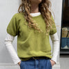 Uma Cashmere T-shirt - Sprout Green