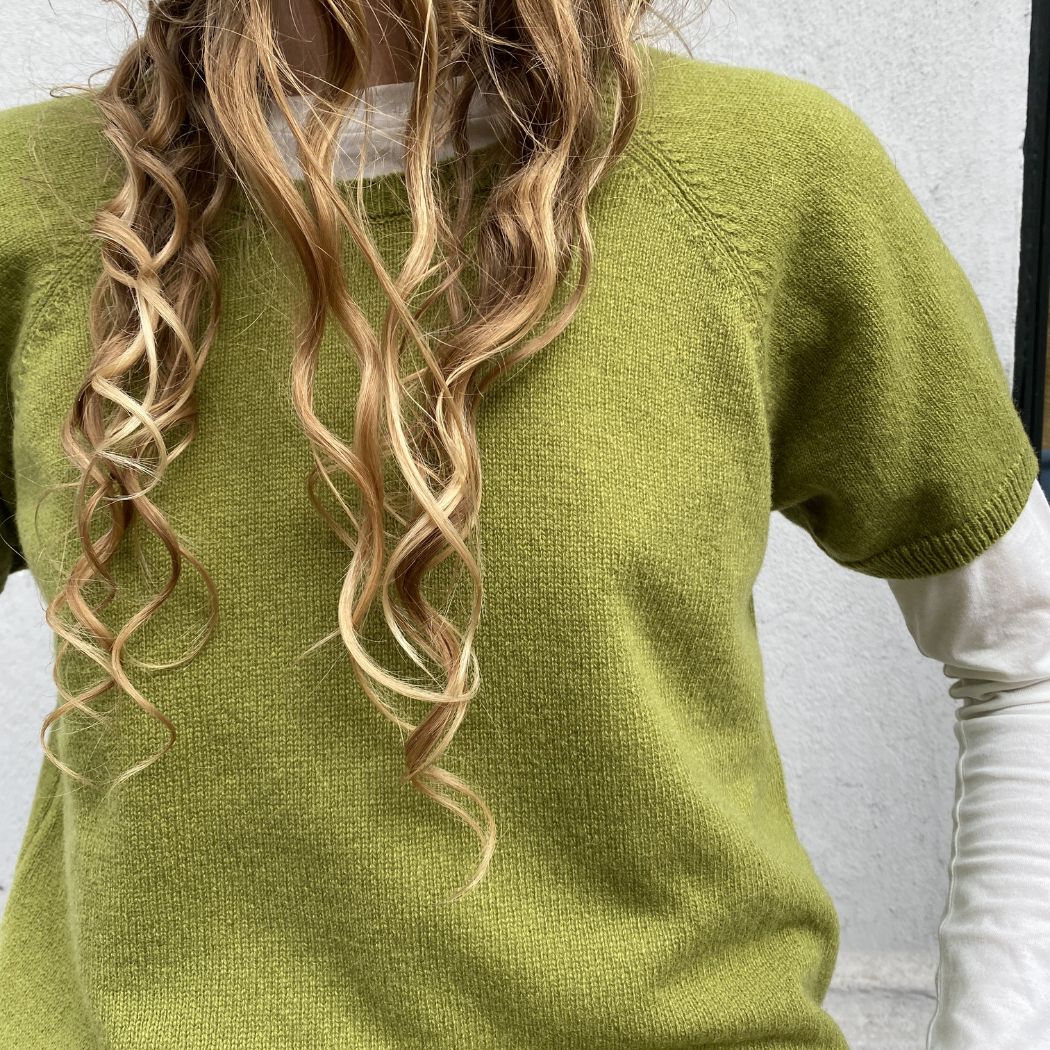Uma Cashmere T-shirt - Sprout Green