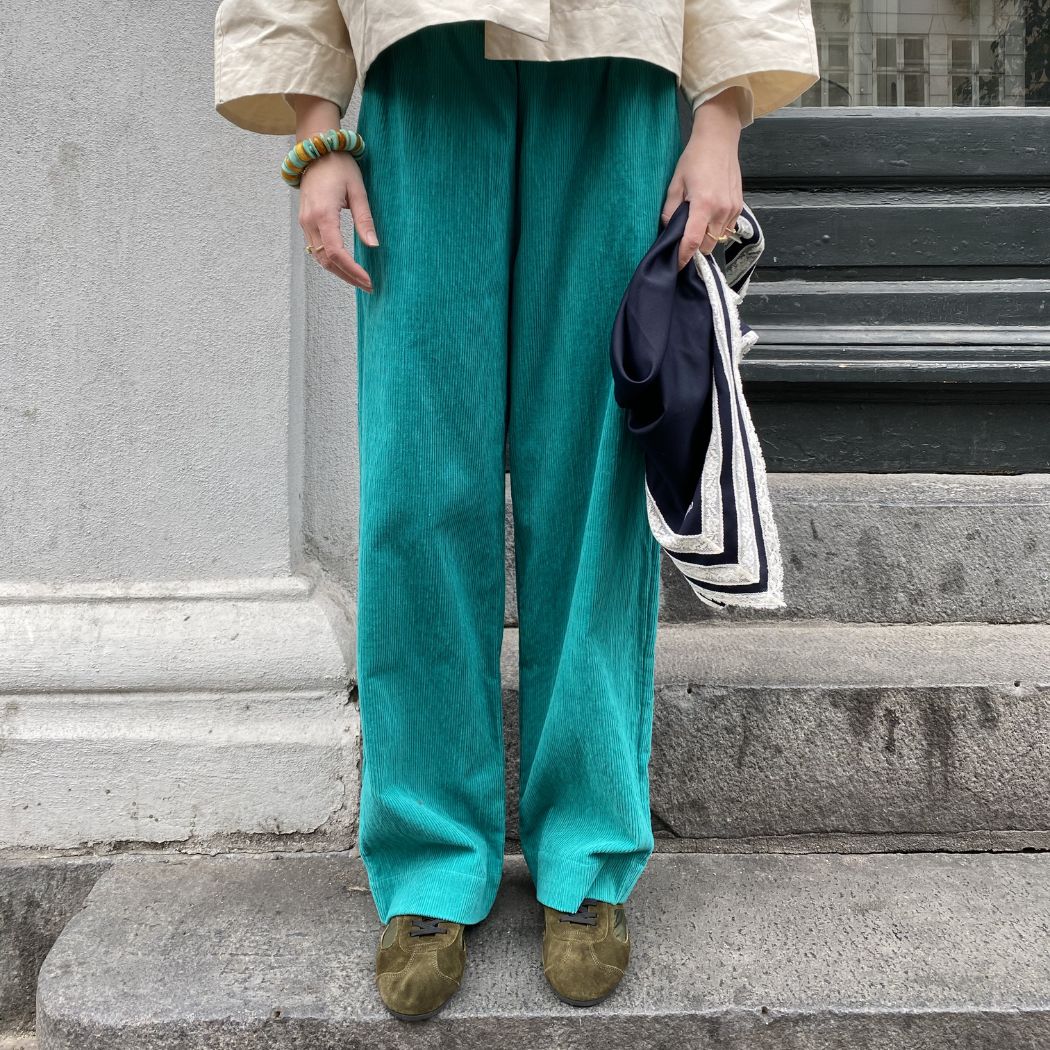 May Bukser - Emerald Green Corduroy