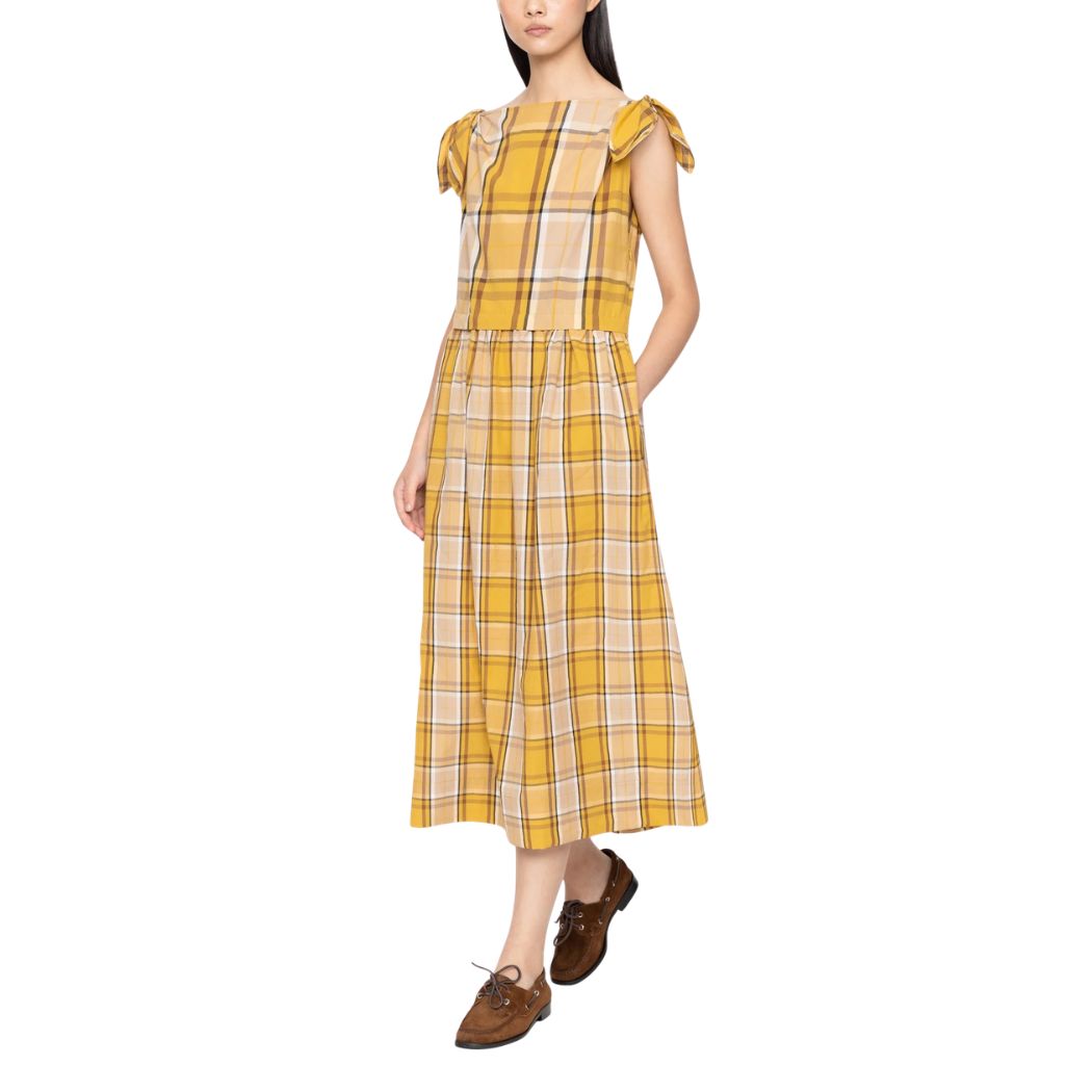 Copeland Plaid Midi Kjole