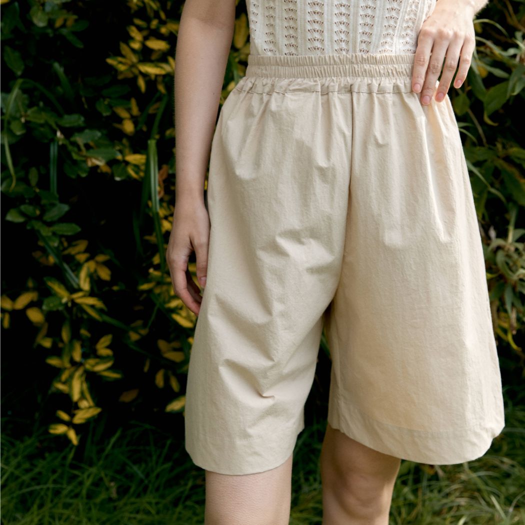Japanese Typewriter Hilda Shorts - Oat