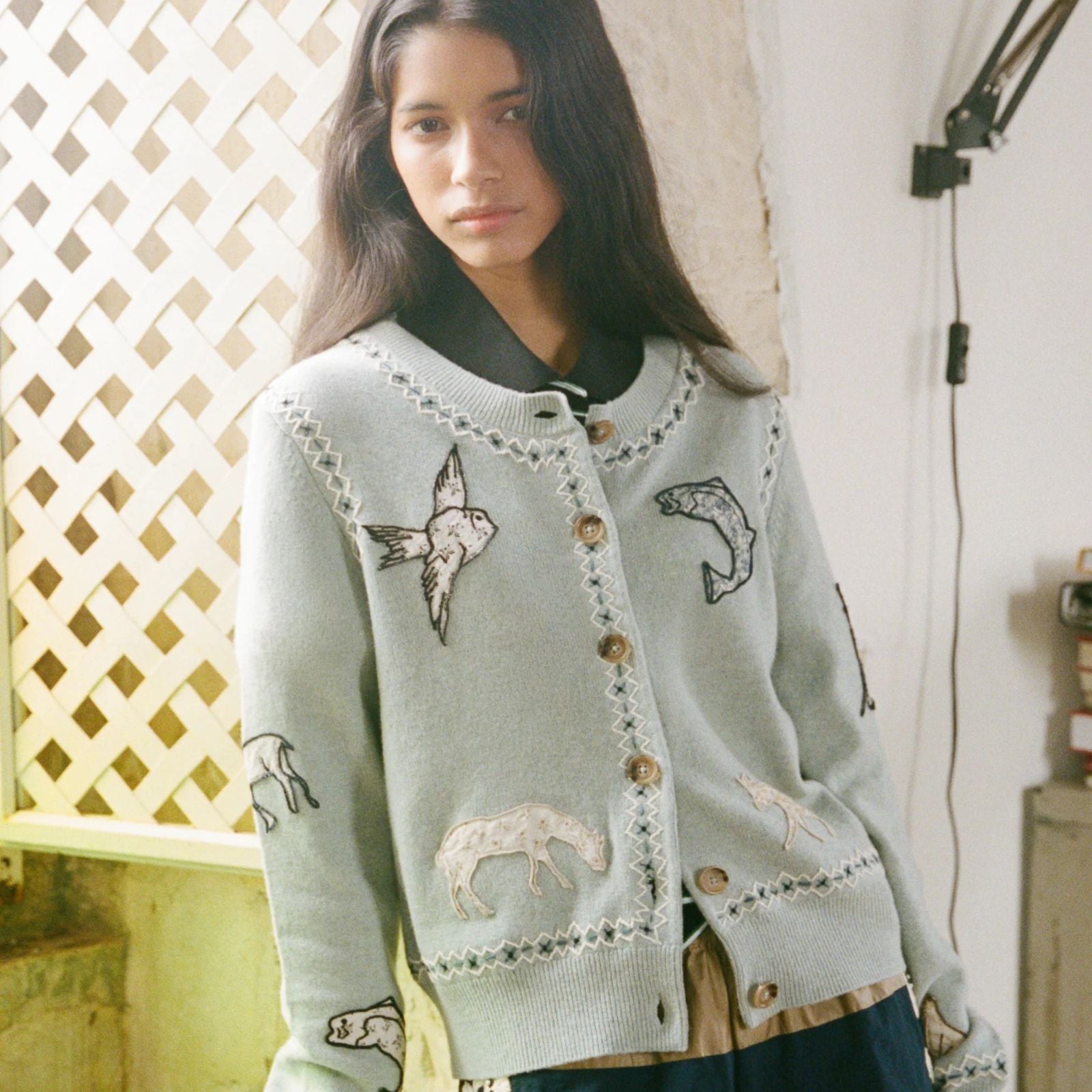 Winslow Craft Cardigan - Blue