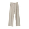 Linen Wide Box Pants - Natur