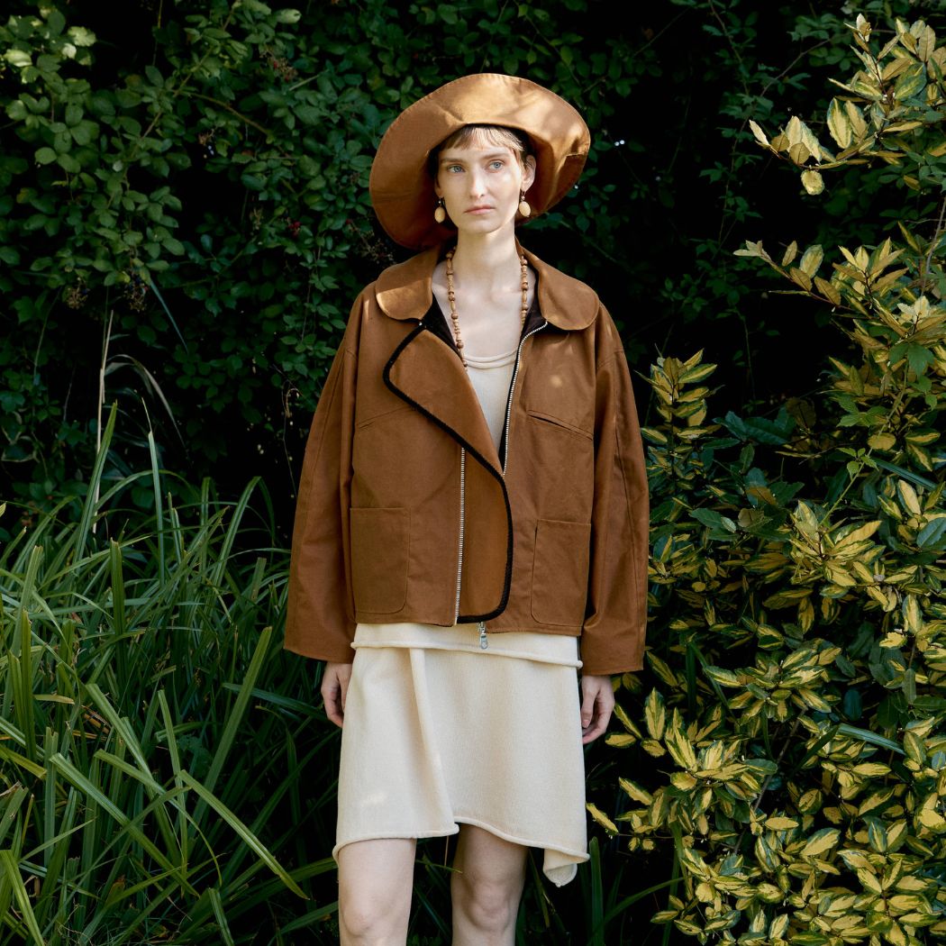 British Waxed Oilskin Jakke