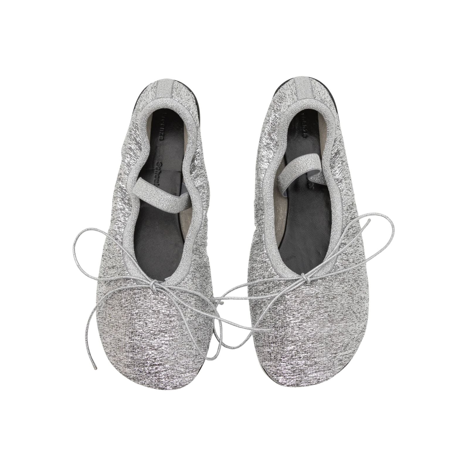 Glove Mary Jane Ballet Flat - Silver