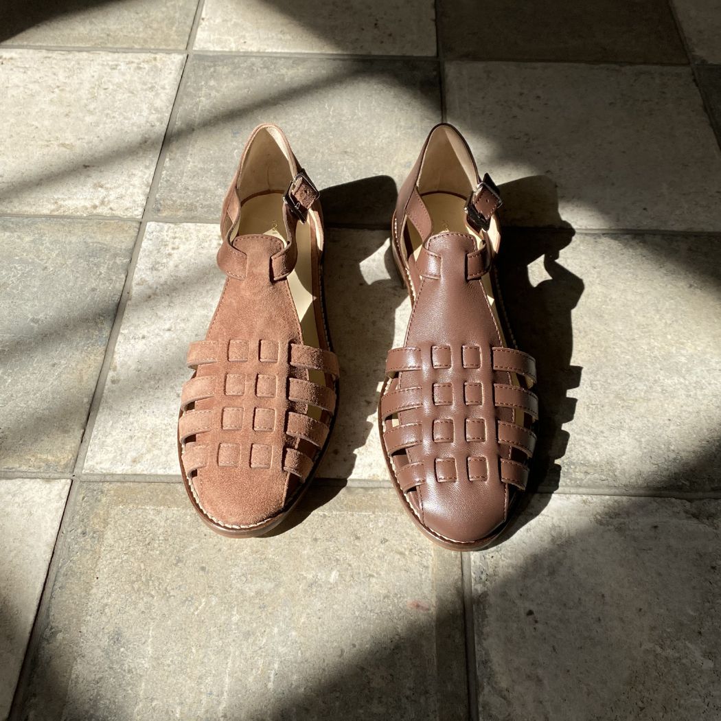Dakota Sandal - Suede Chestnut