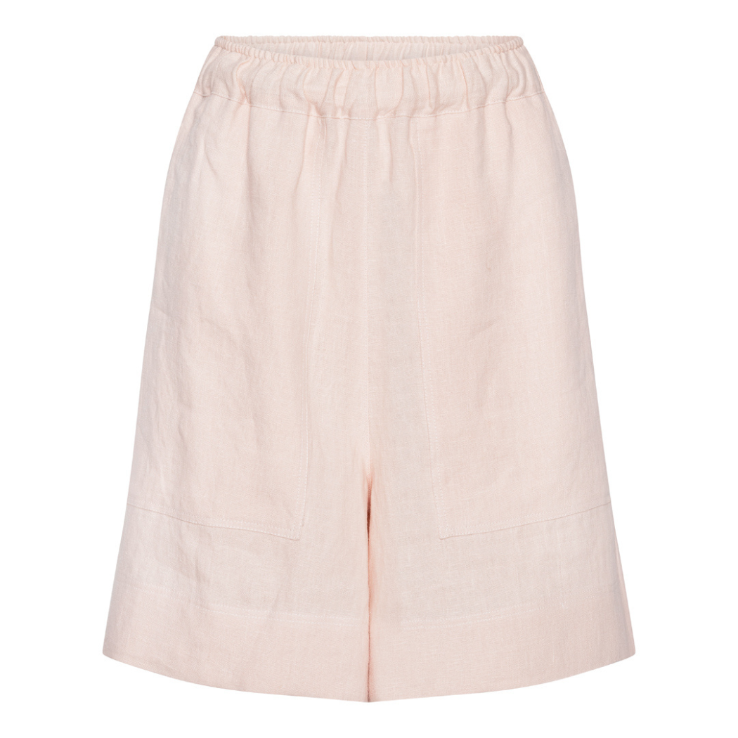 June Shorts - Rosa Hør