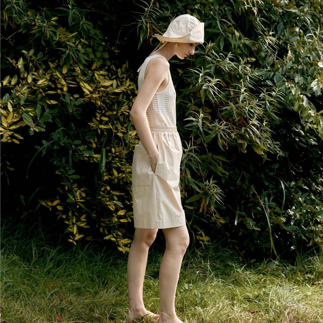 Japanese Typewriter Hilda Shorts - Oat