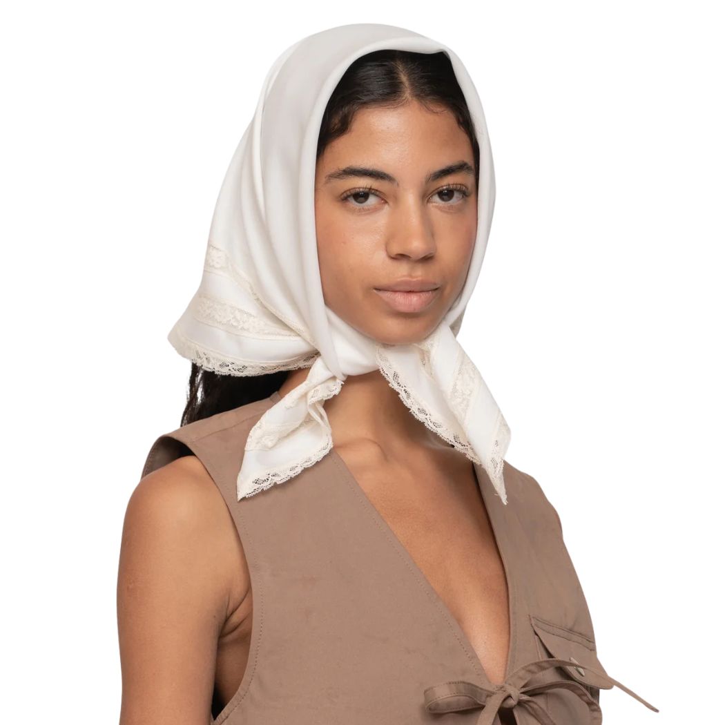 Ethel Tørklæde - Hvid