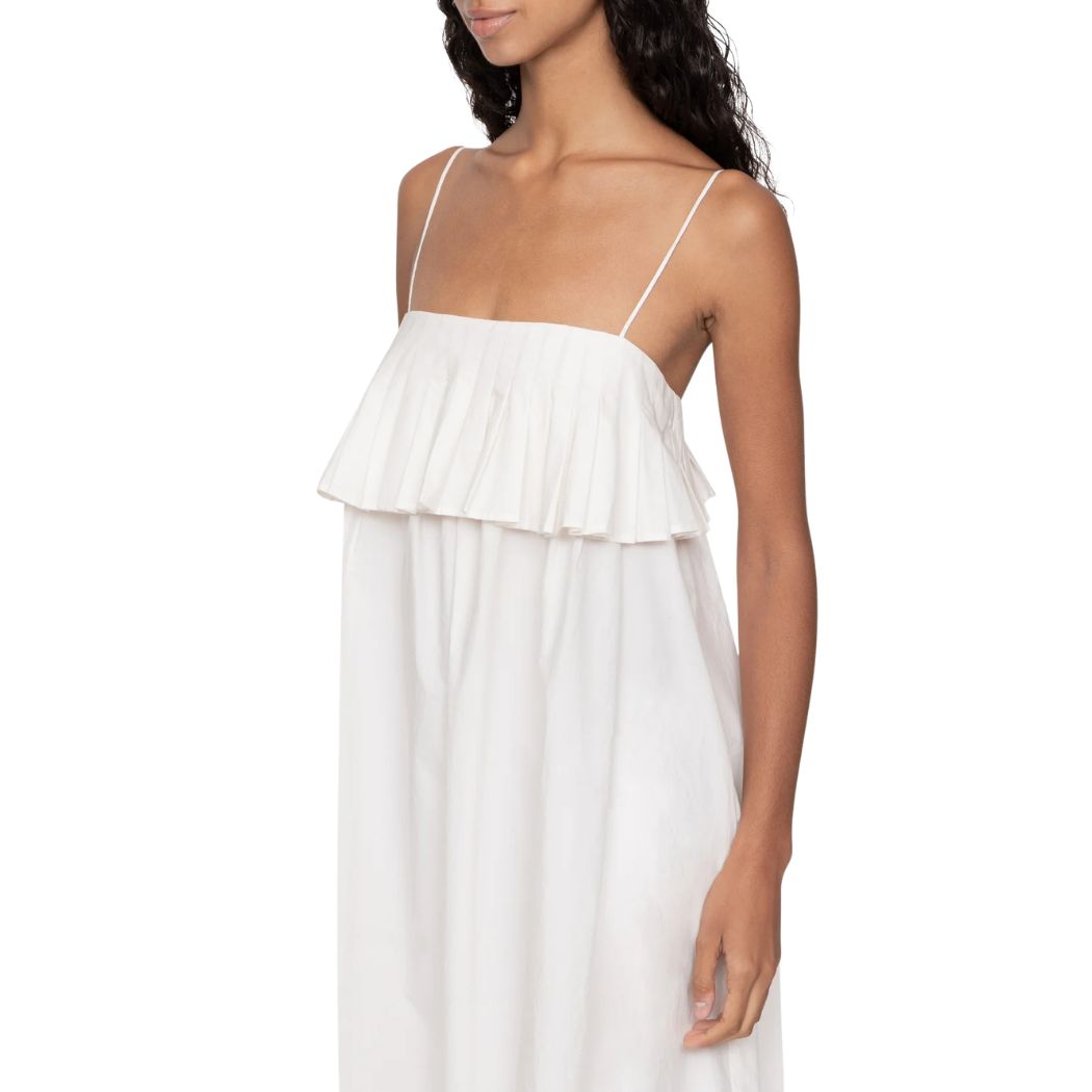 Lois Twill Tank Dress - Cream