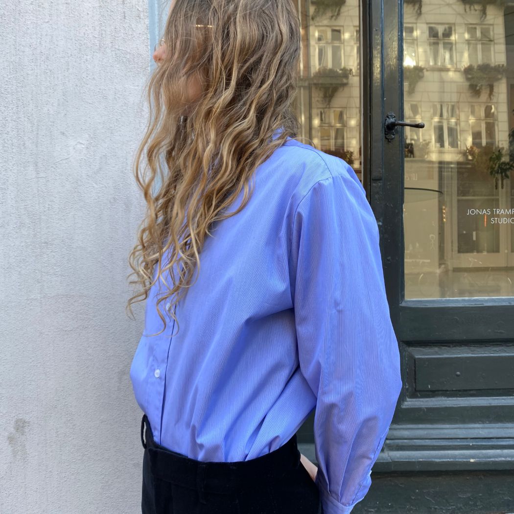 Simone Shirt - Blue Thin Stripe