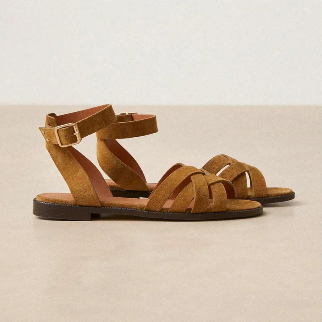 Sandals no.203 - Suede Ecorce