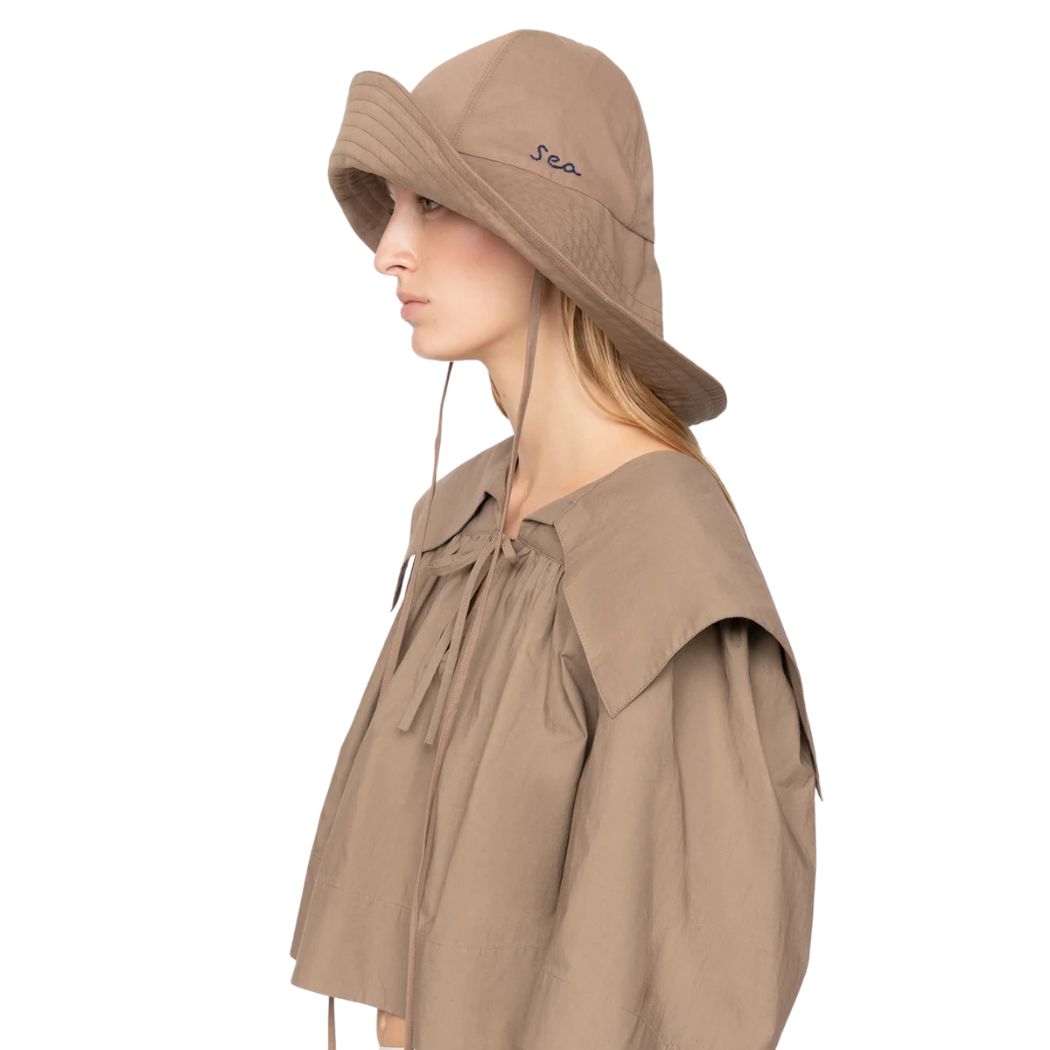Lois Twill Hat - Taupe