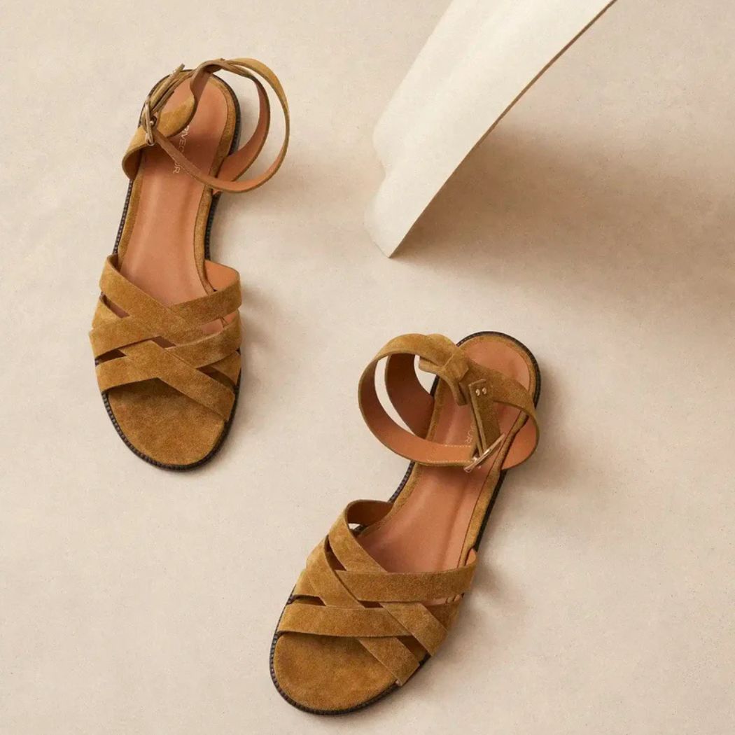 Sandals no.203 - Suede Ecorce