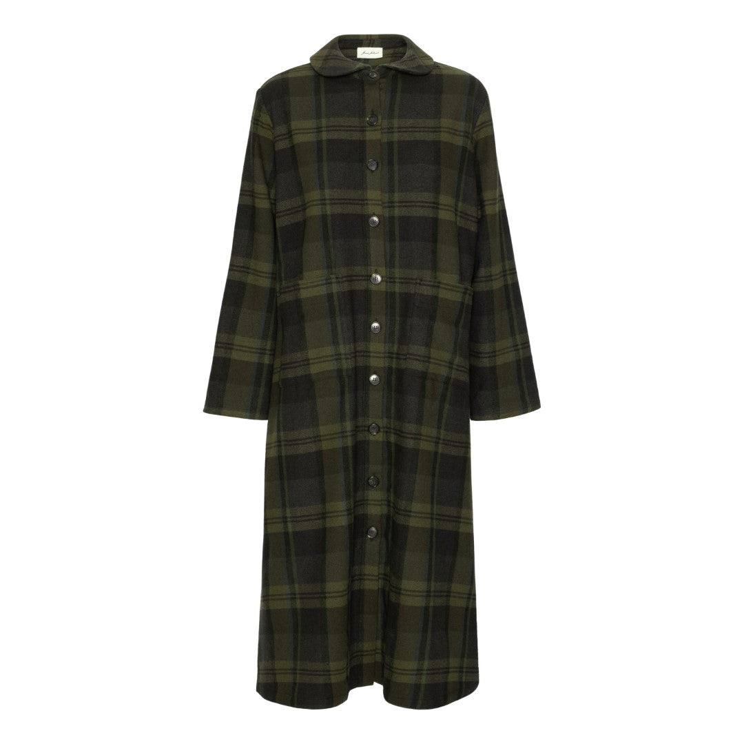 Sophie Dress - Olive Check