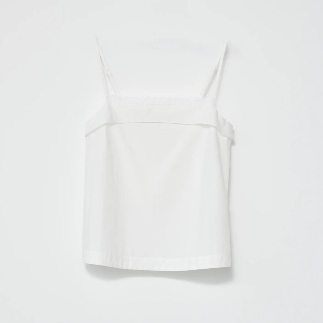 Light Poplin Camisole - Ecru