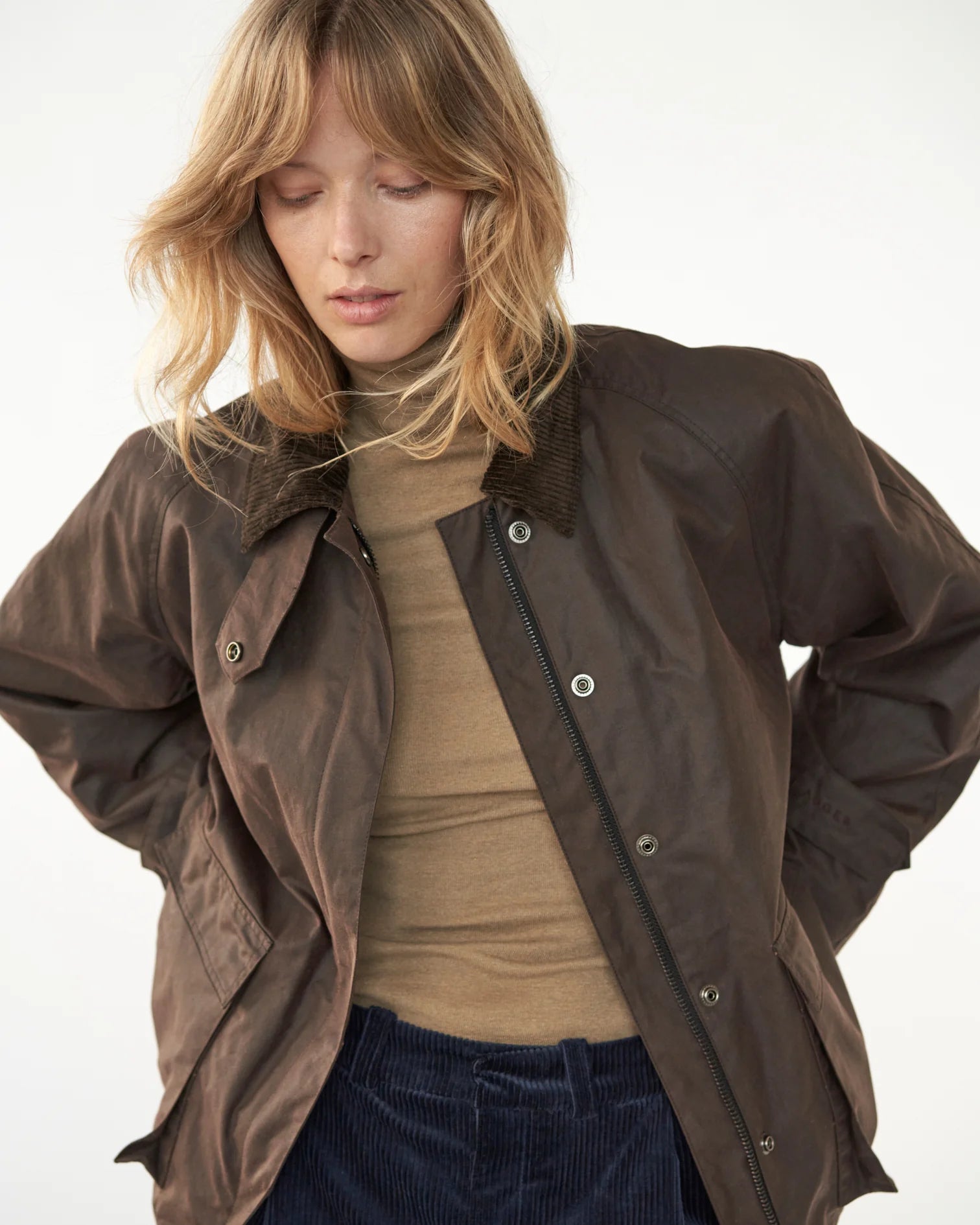 Oilskin Mac - Brown