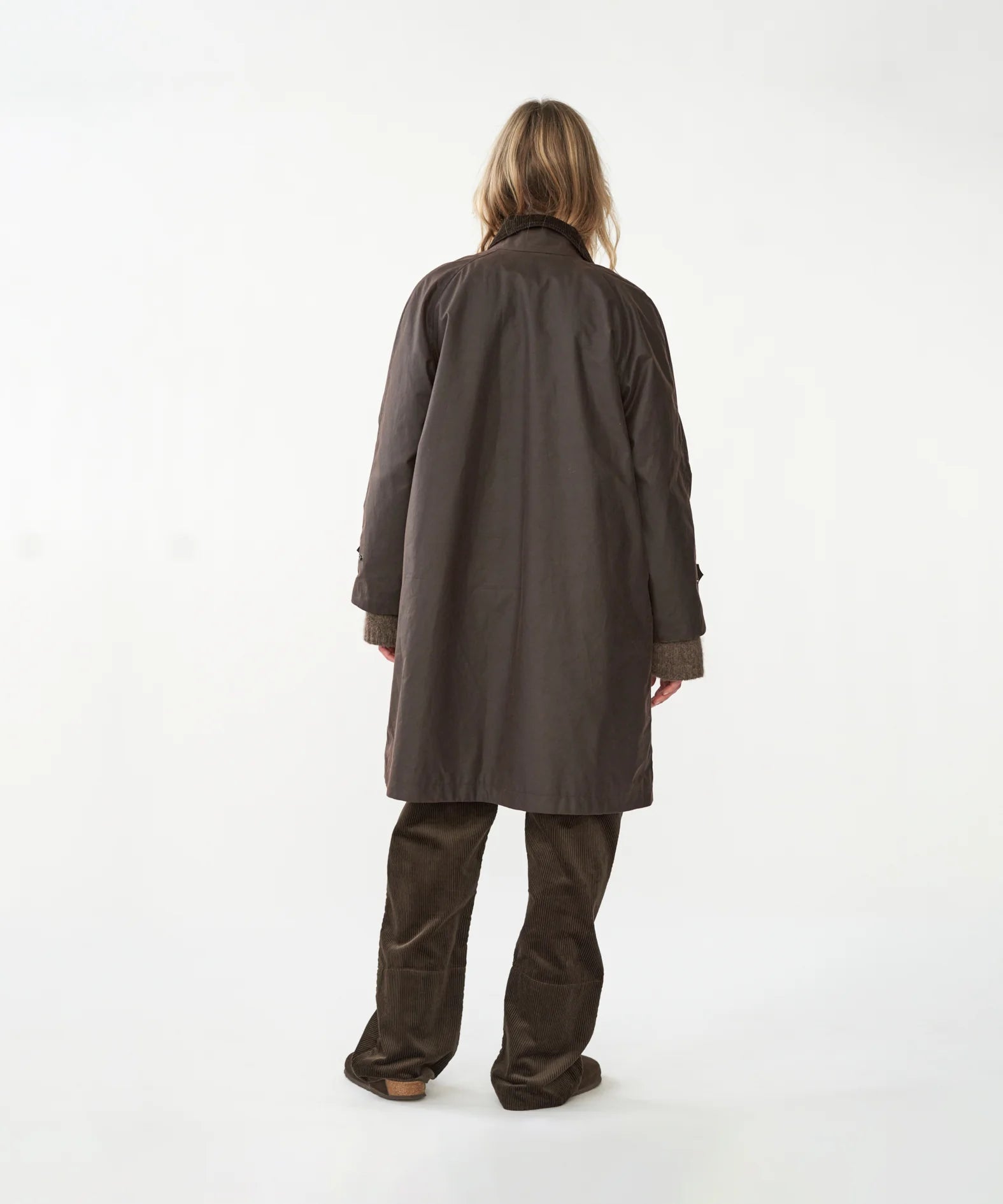 Oilskin Coat - Brown