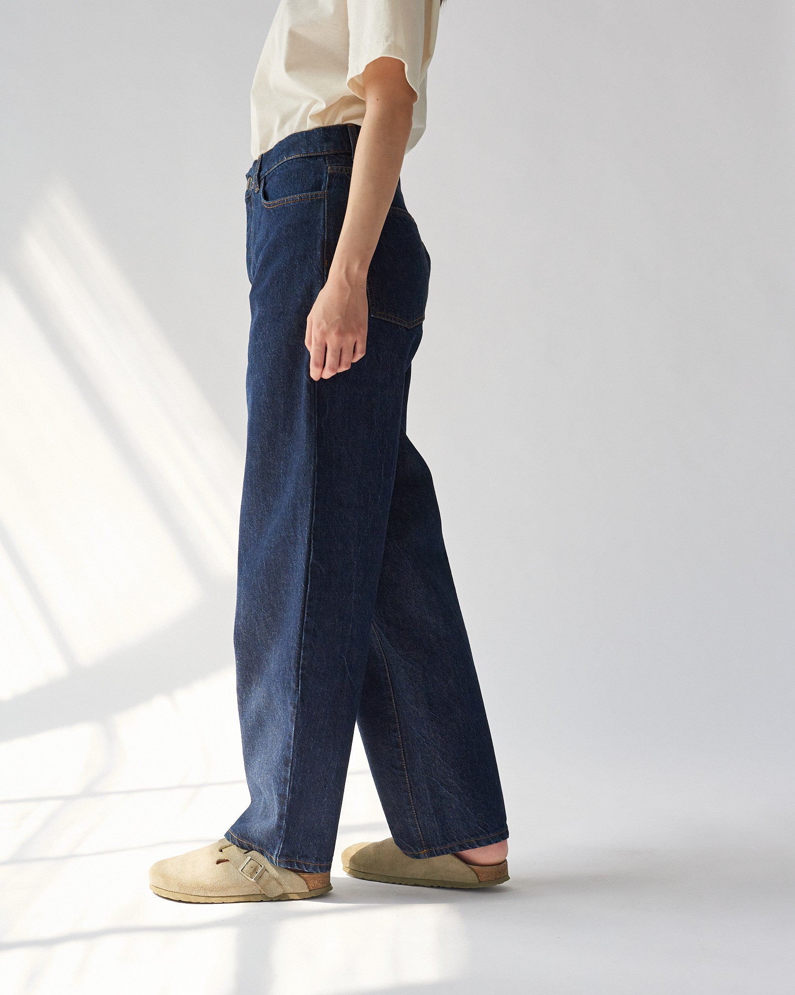 Hemp Barrel Jeans - Deep Blue