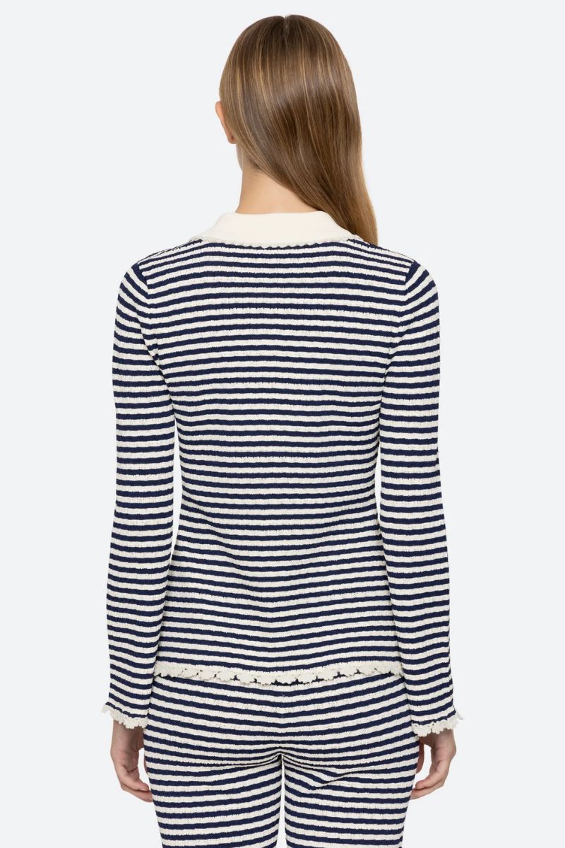 Addy Striped Knit Cardigan