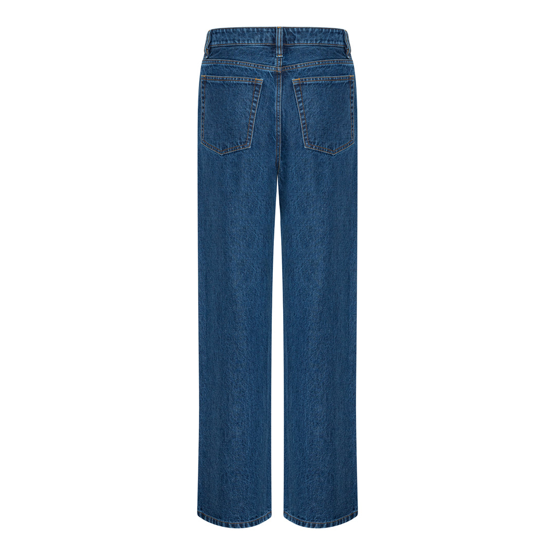 Billie Straight Jeans - Washed Blue
