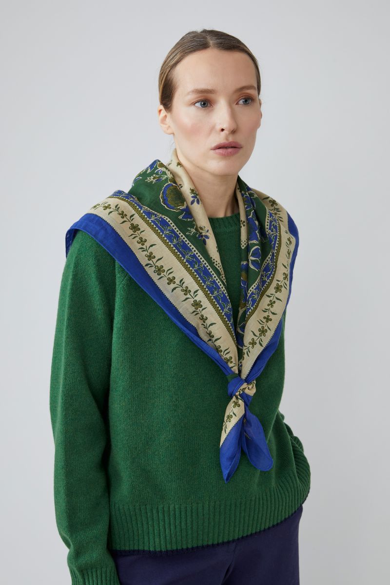 Cotton Foulard no.796 - British Green