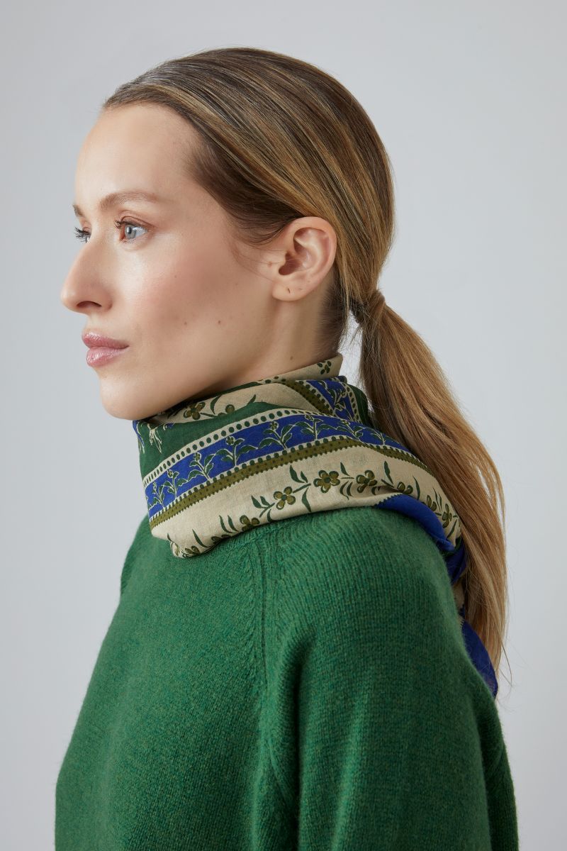 Cotton Foulard no.796 - British Green