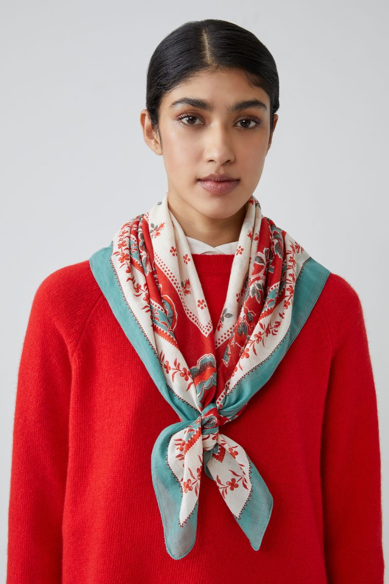 Cotton Foulard no.796 - Poppy