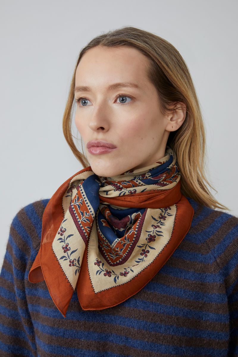 Cotton Foulard no.796 - Toffee