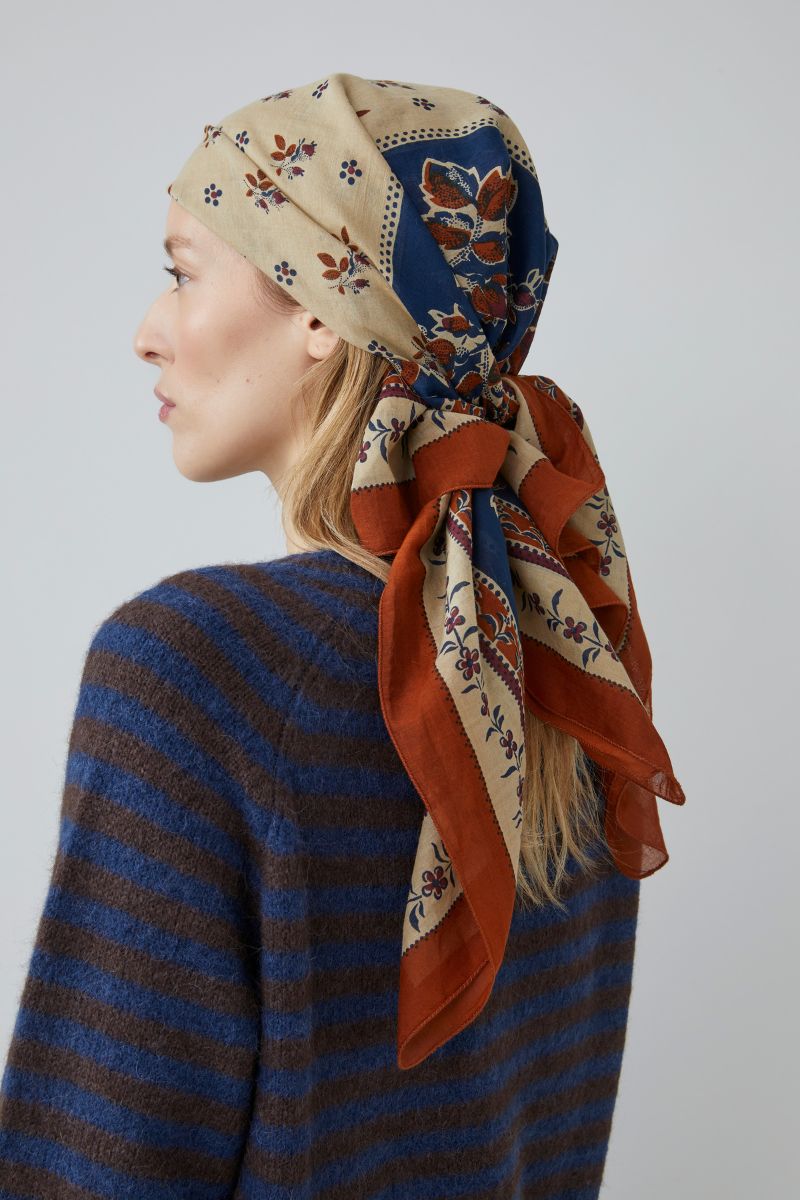 Cotton Foulard no.796 - Toffee