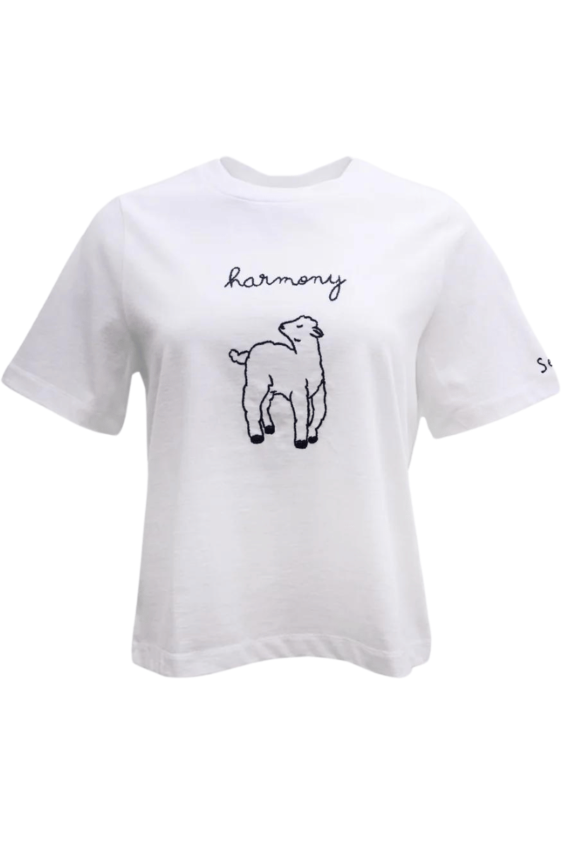 Demi French Workwear T-Shirt - White