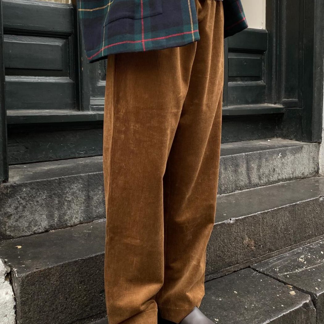 May Pants - Wood Brown Corduroy