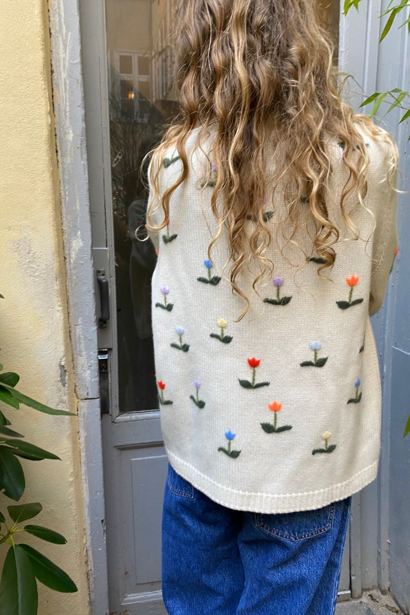 Wuth x ROTÉ Tulip Jacket - Cloud white