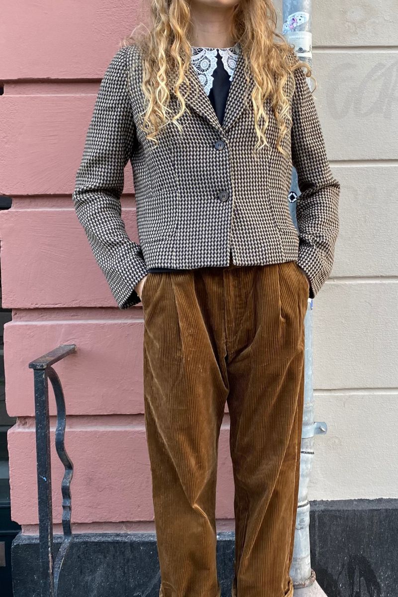 Little Jacket - Sort/beige