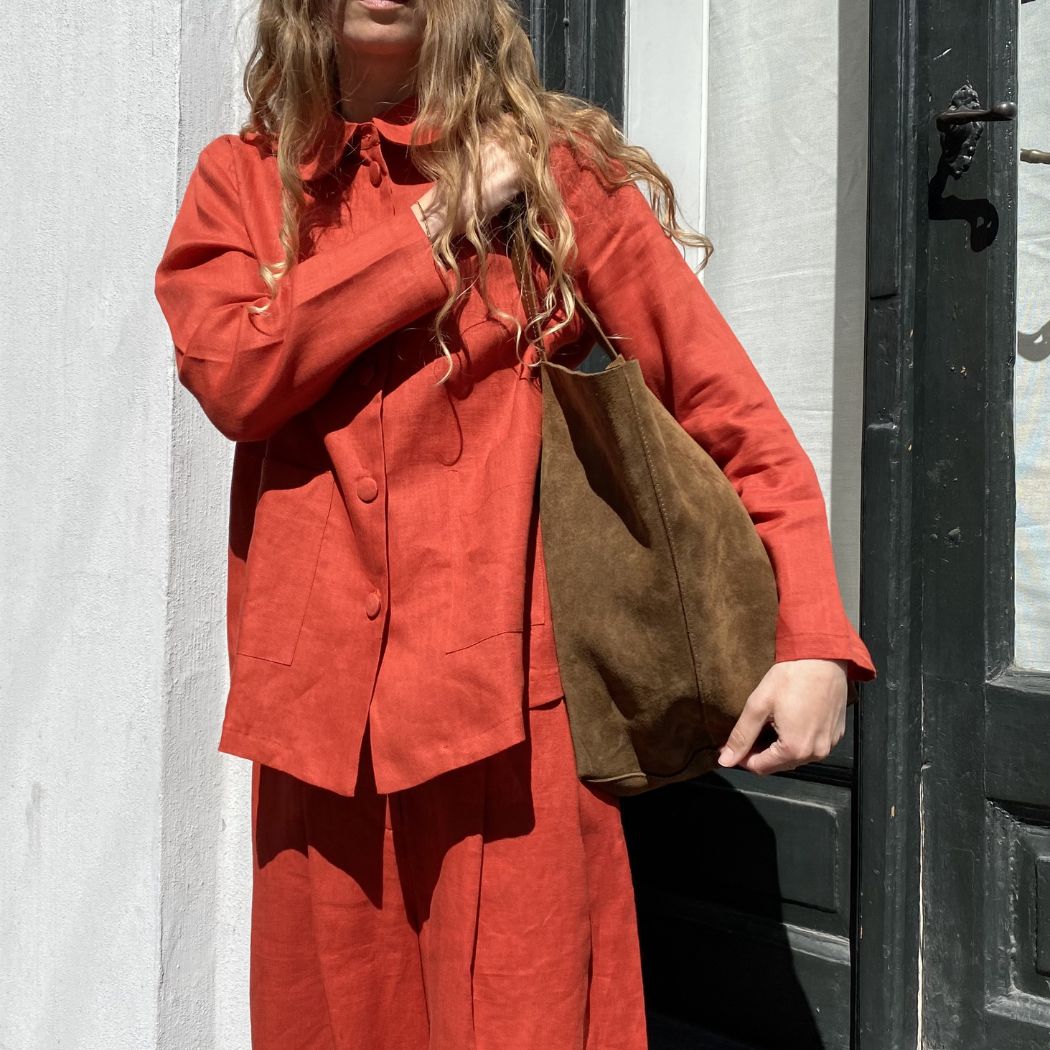 Sophie skjorte - Burnt Tomato