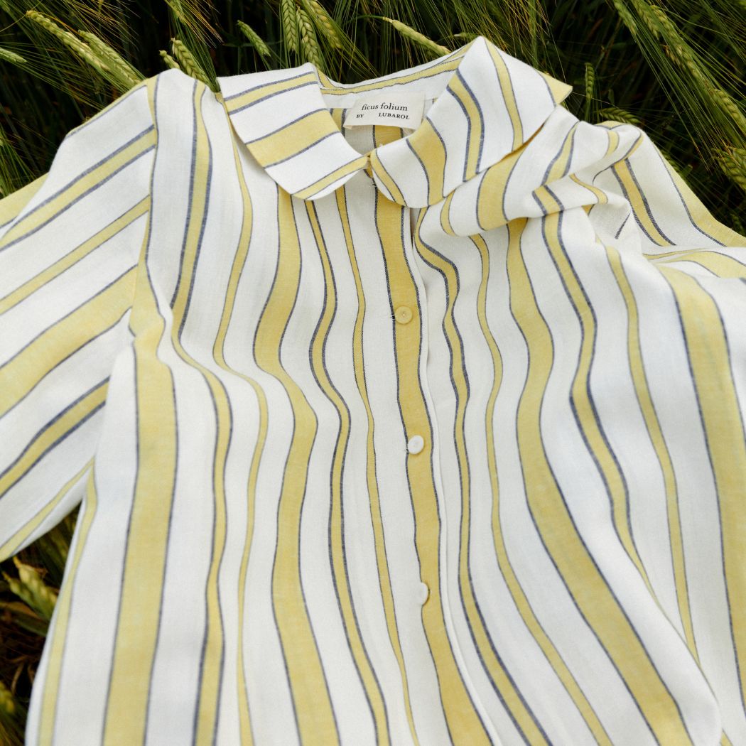 Sine Skjorte - Yellow Stripes