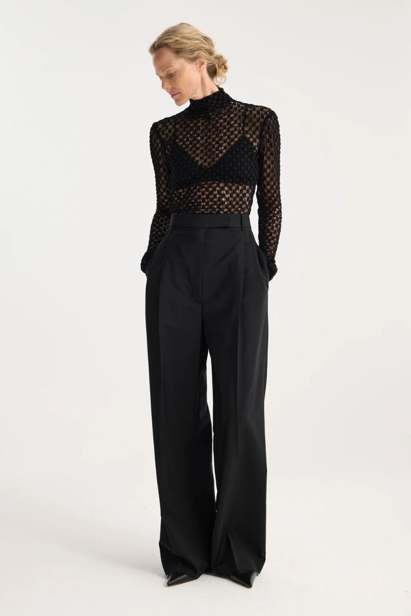 Geometrical Lace Top