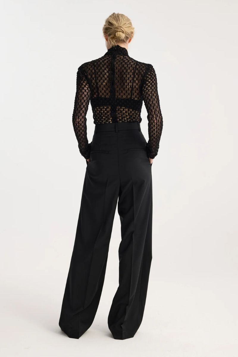 Geometrical Lace Top