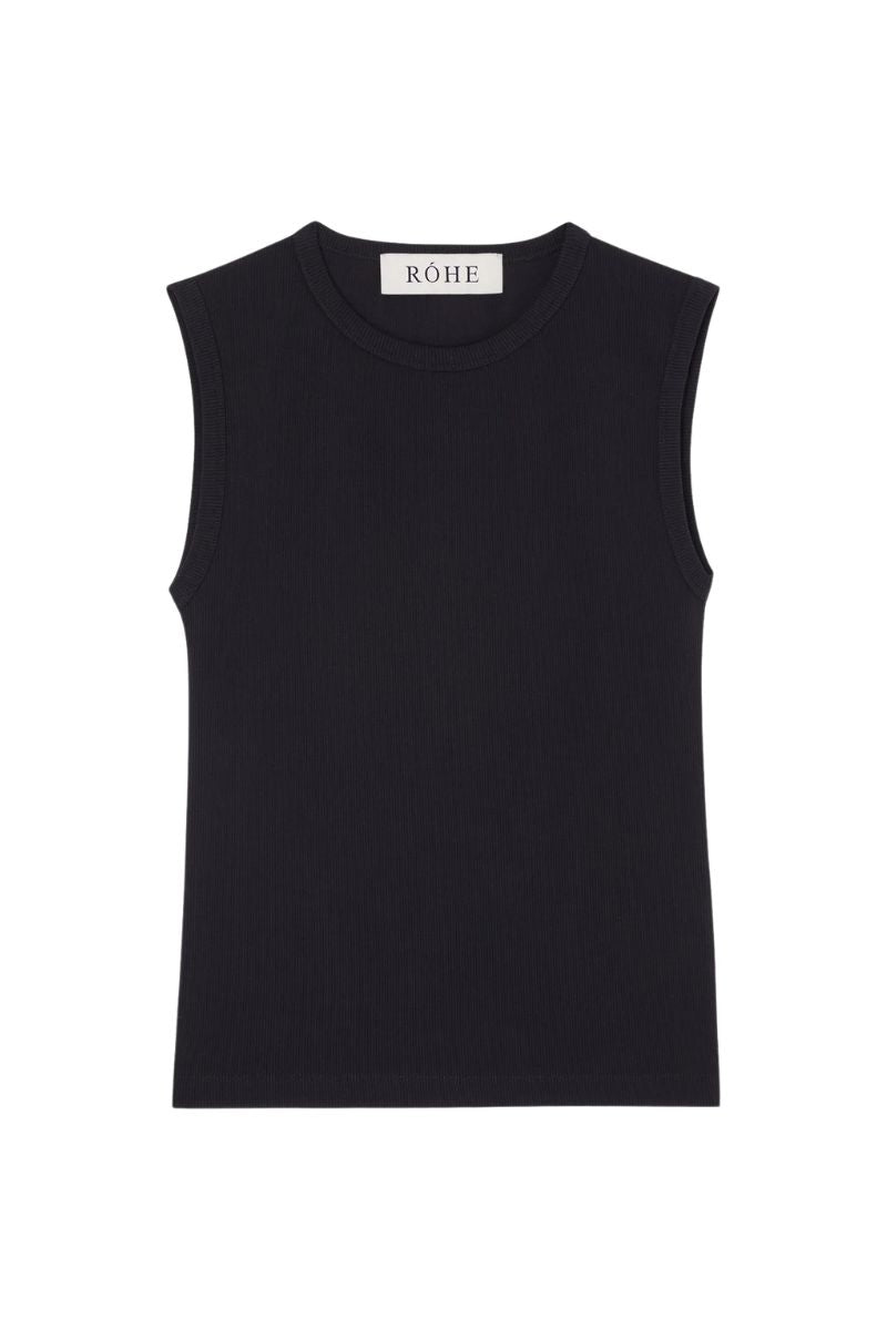 Rib Top - Black