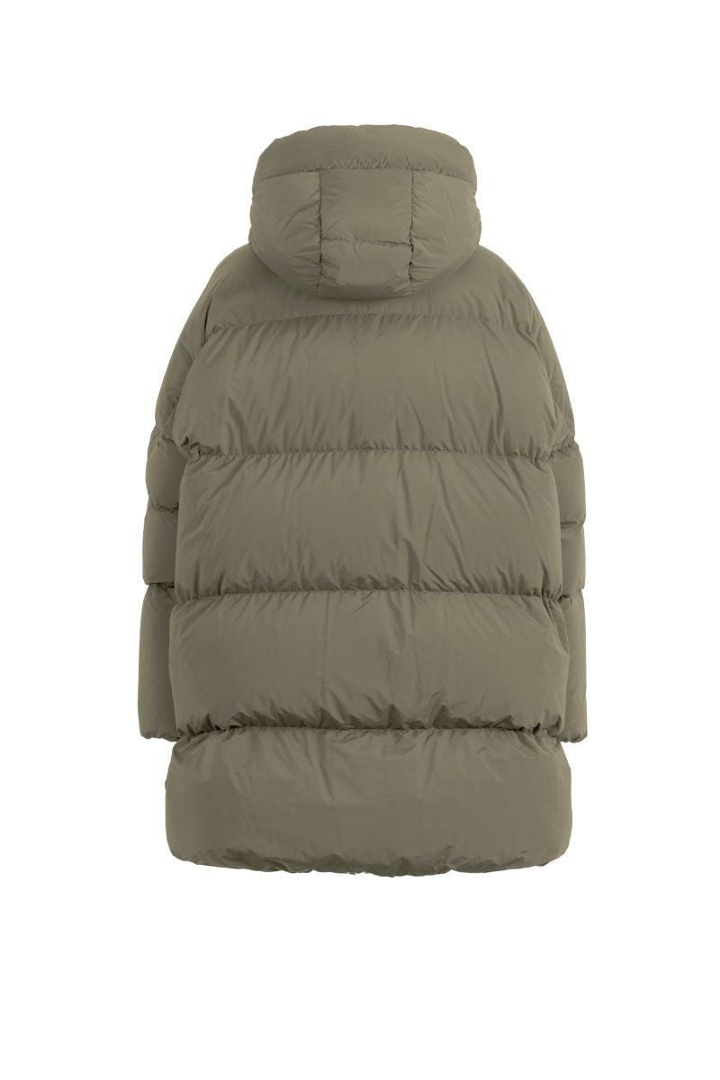 Dua Down Coat - Muted Olive