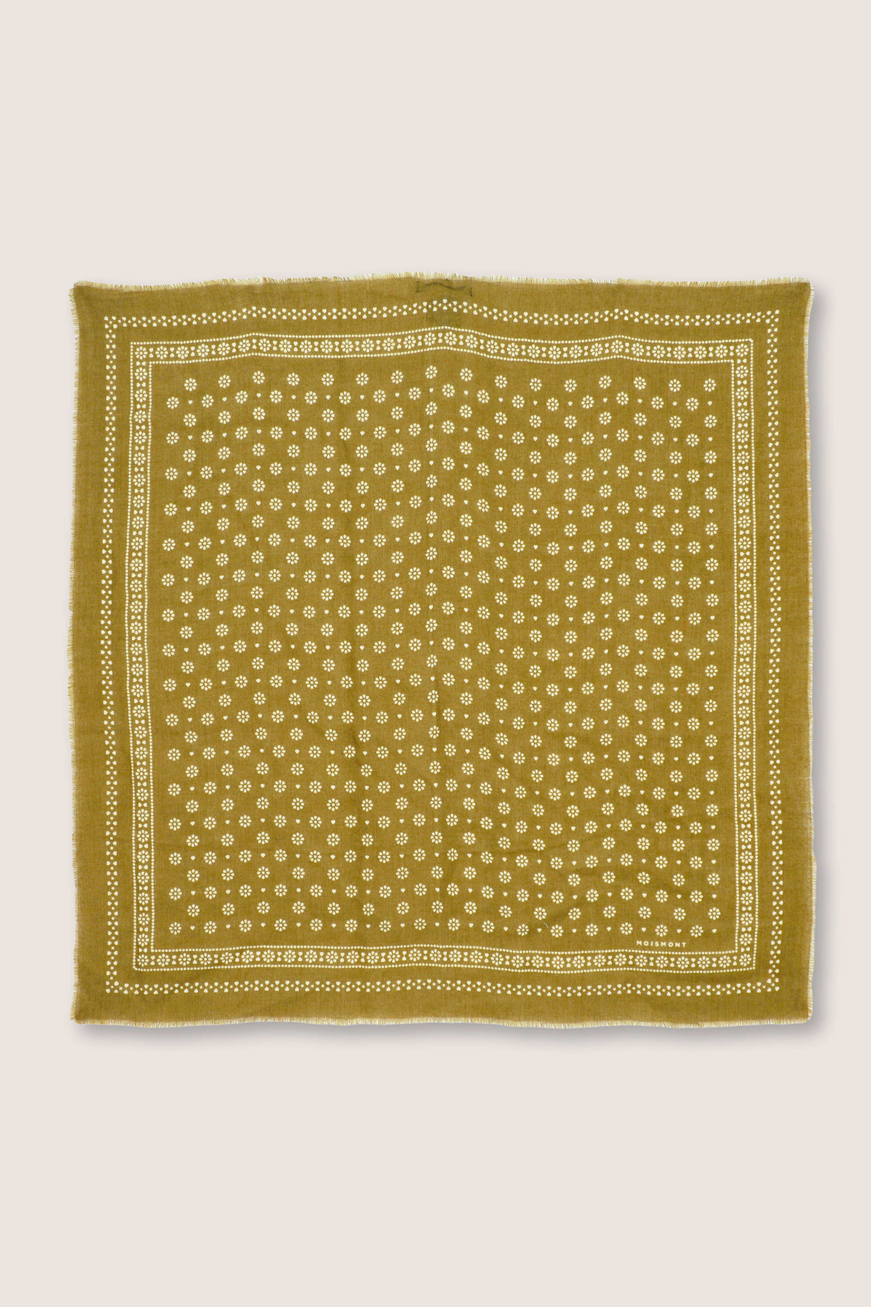 Wool Foulard no.676 - Khaki