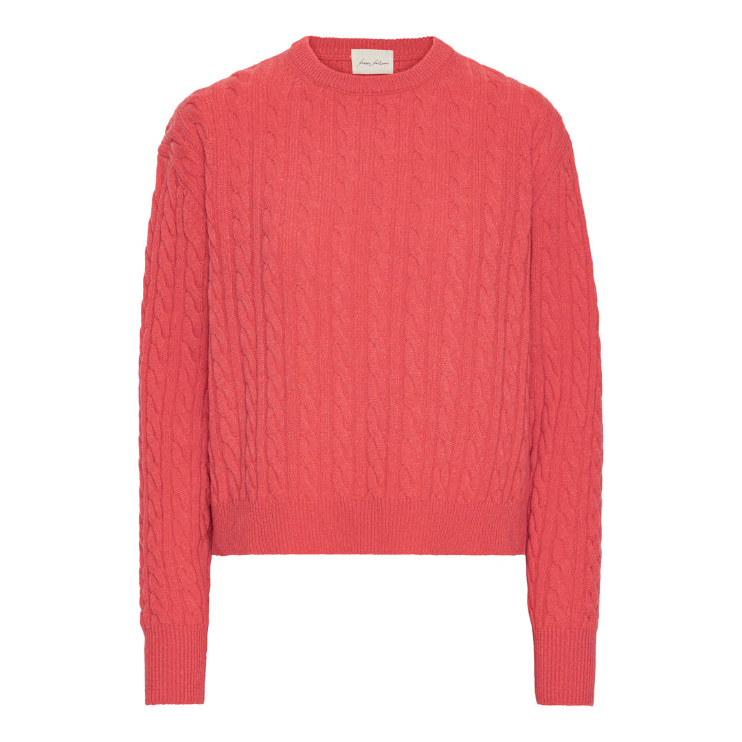Cable Knit - Grey Melange