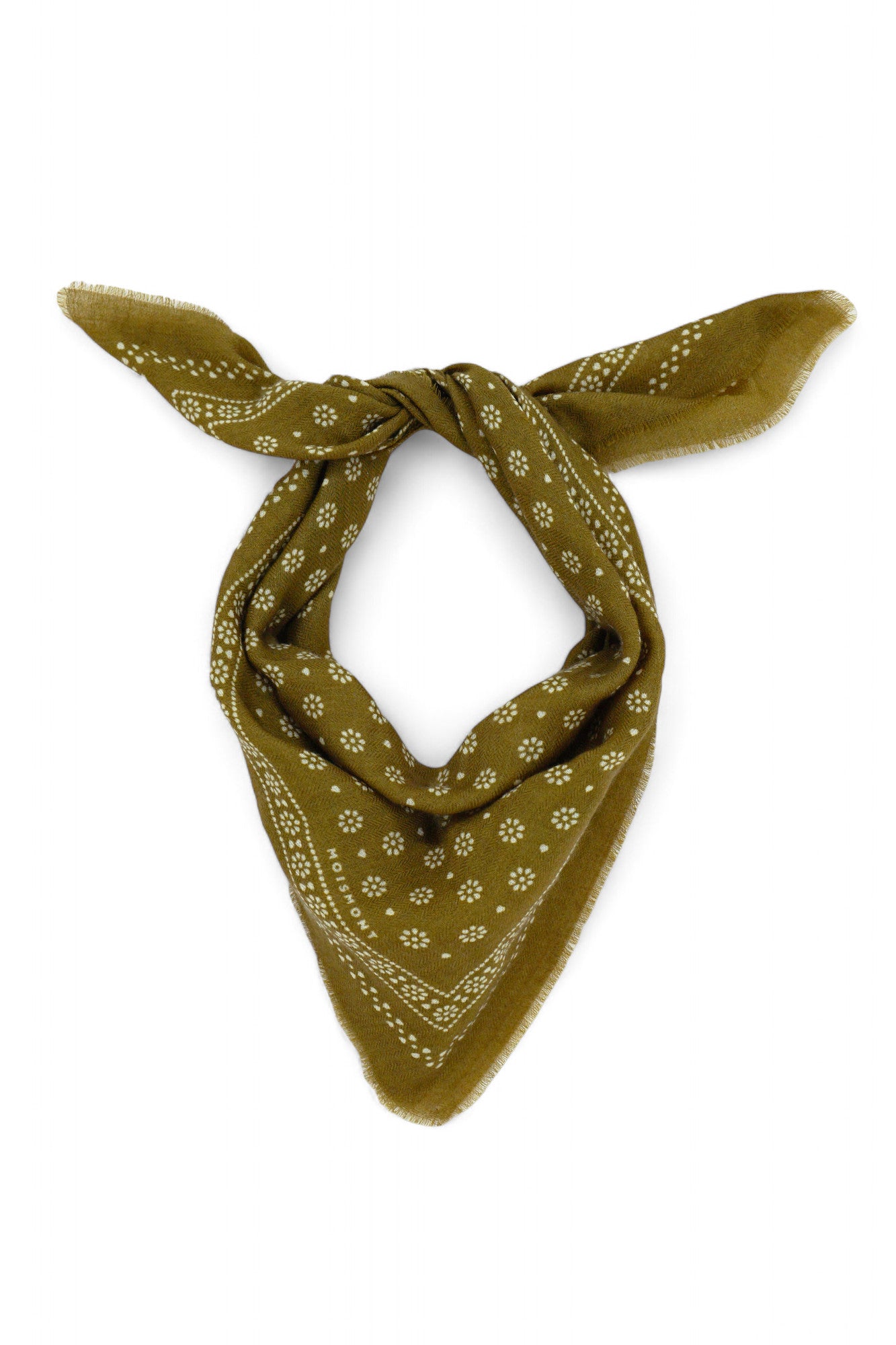 Wool Foulard no.676 - Khaki