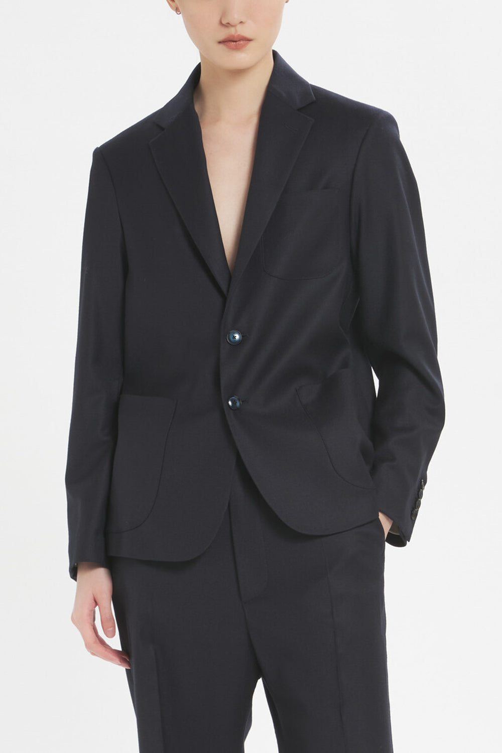 Sila Flan Jacket - Navy