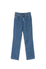 Hemp/Cotton Straight Jeans - Washed Blue