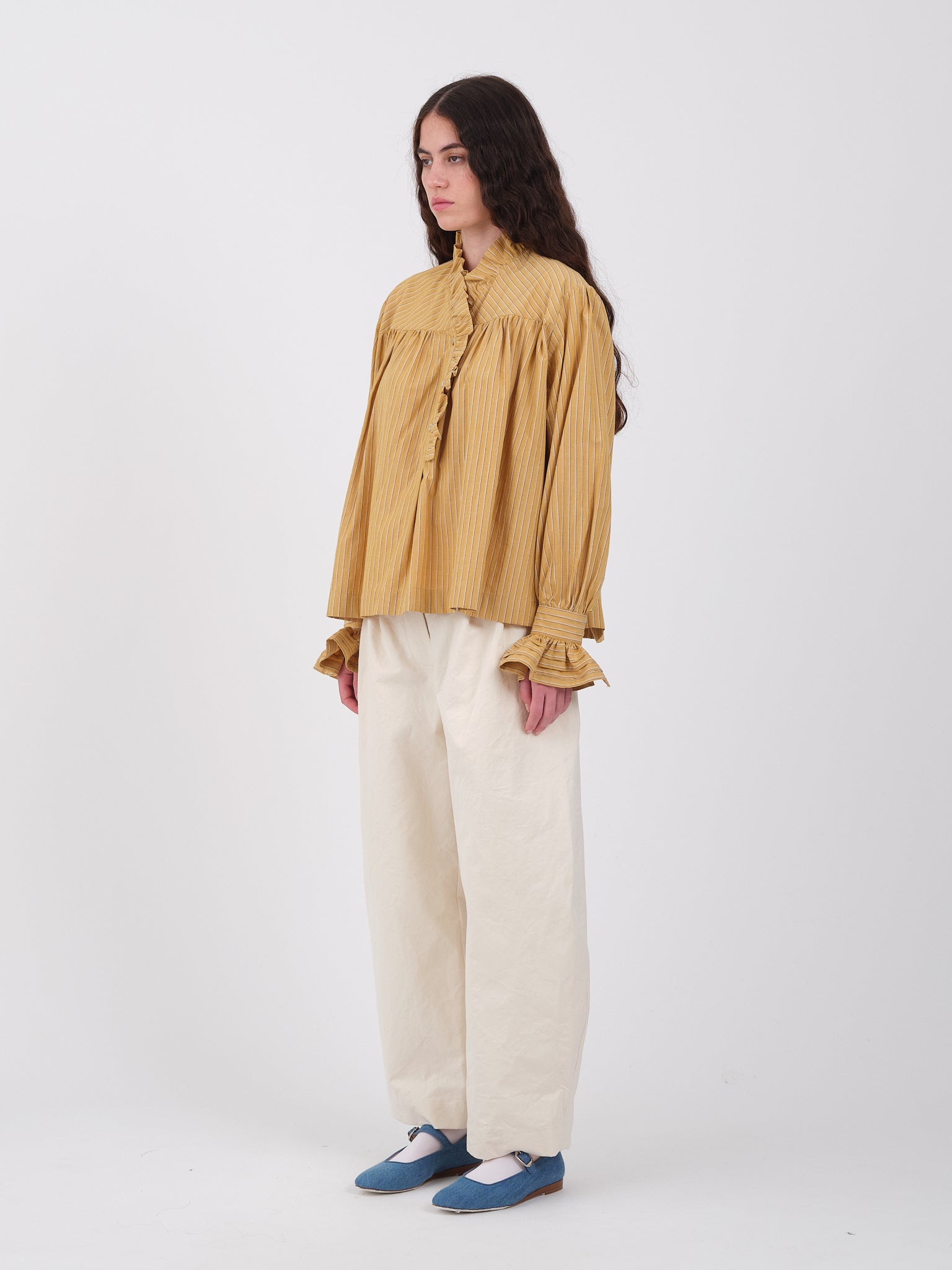 Japanese Striped Cotton Sophie Shirt